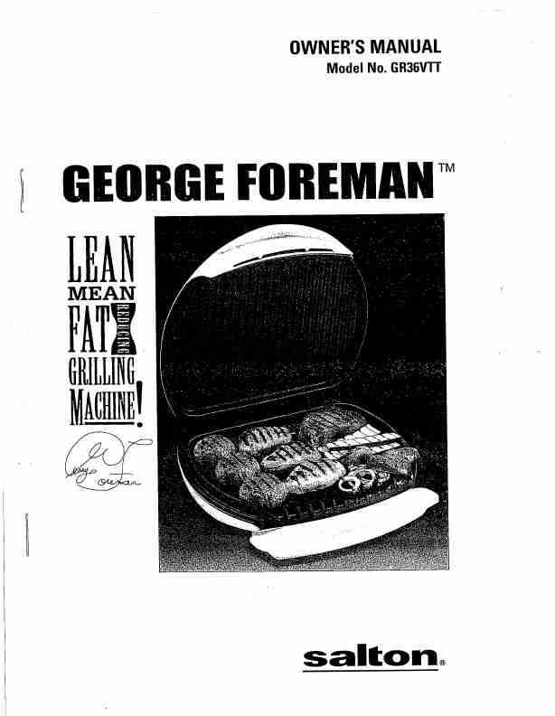 George Foreman Kitchen Grill GR36VTT-page_pdf